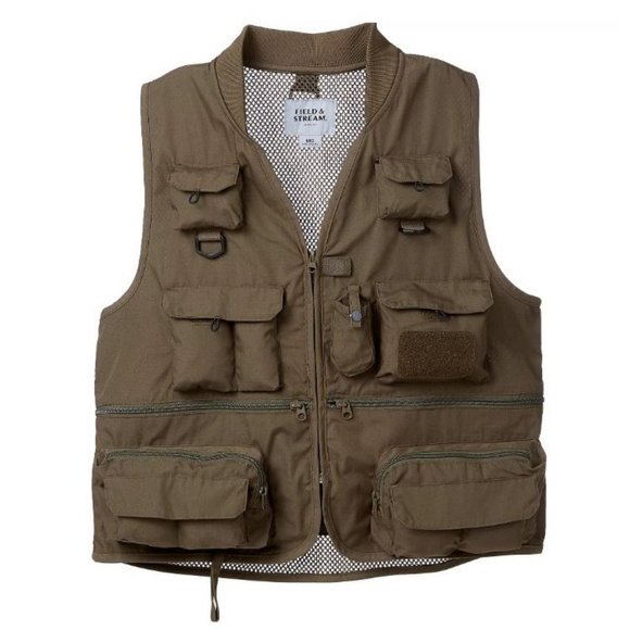 NEW Fishing Vest Field & Streem Men's Size M MEDIUM Ventilated Vented - Picture 1 of 5